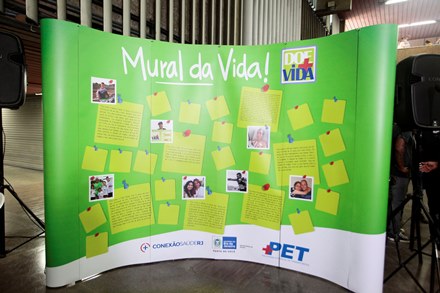 Mural da Vida chama a atenção para a importância da doação de órgãos