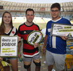 Dia Nacional da Doação de Órgãos é celebrado no clássico Flamengo e Vasco