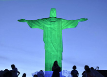 Doação de Órgãos: Cristo Redentor será iluminado de verde nesta quinta